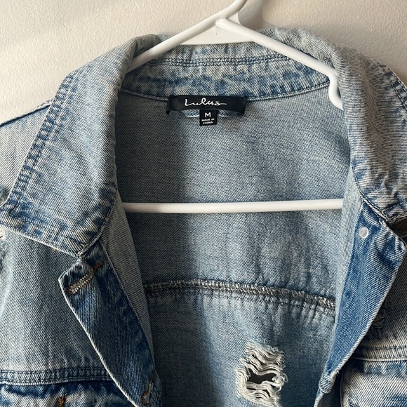 Destroyed Denim Jacket - Picture 3 of 4